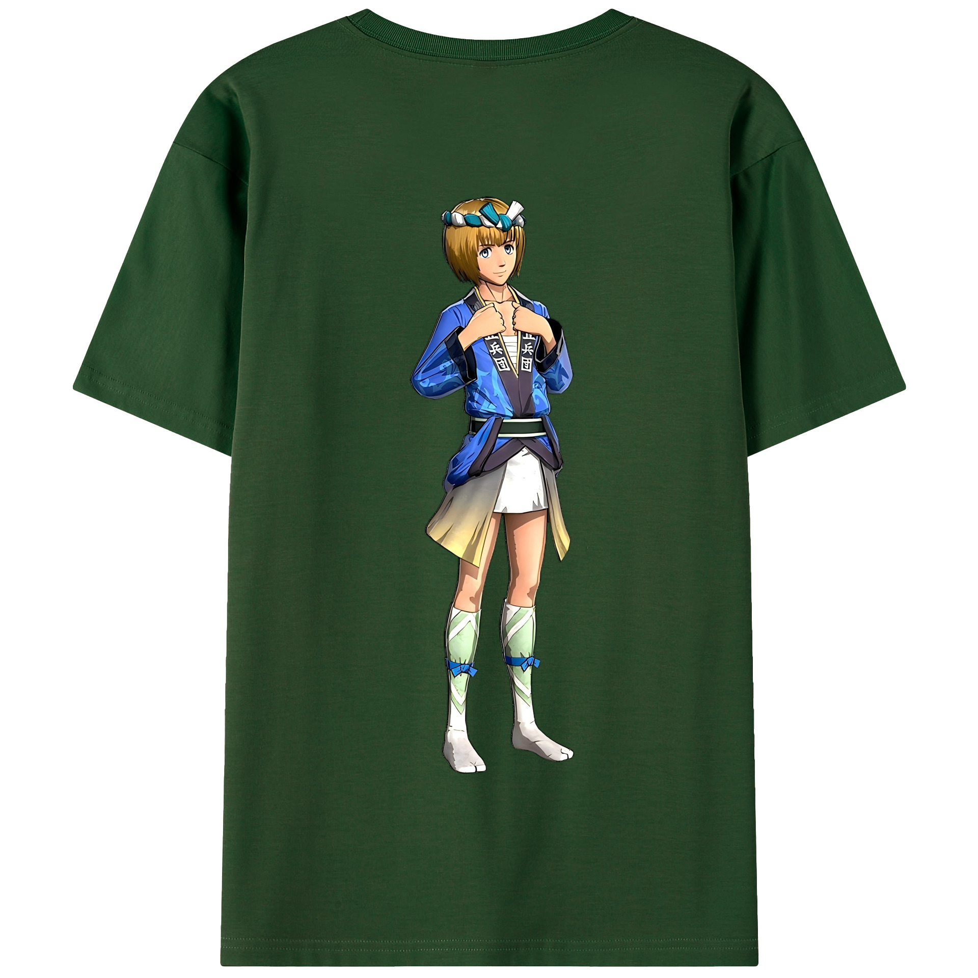 （画像用） 進撃の巨人 アルミン·アルレルト Attack on Titan Armin Arlert 綿100％半袖Tシャツ（背面プリント）